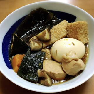 厚揚げ*かぼちゃ*むね肉の煮物